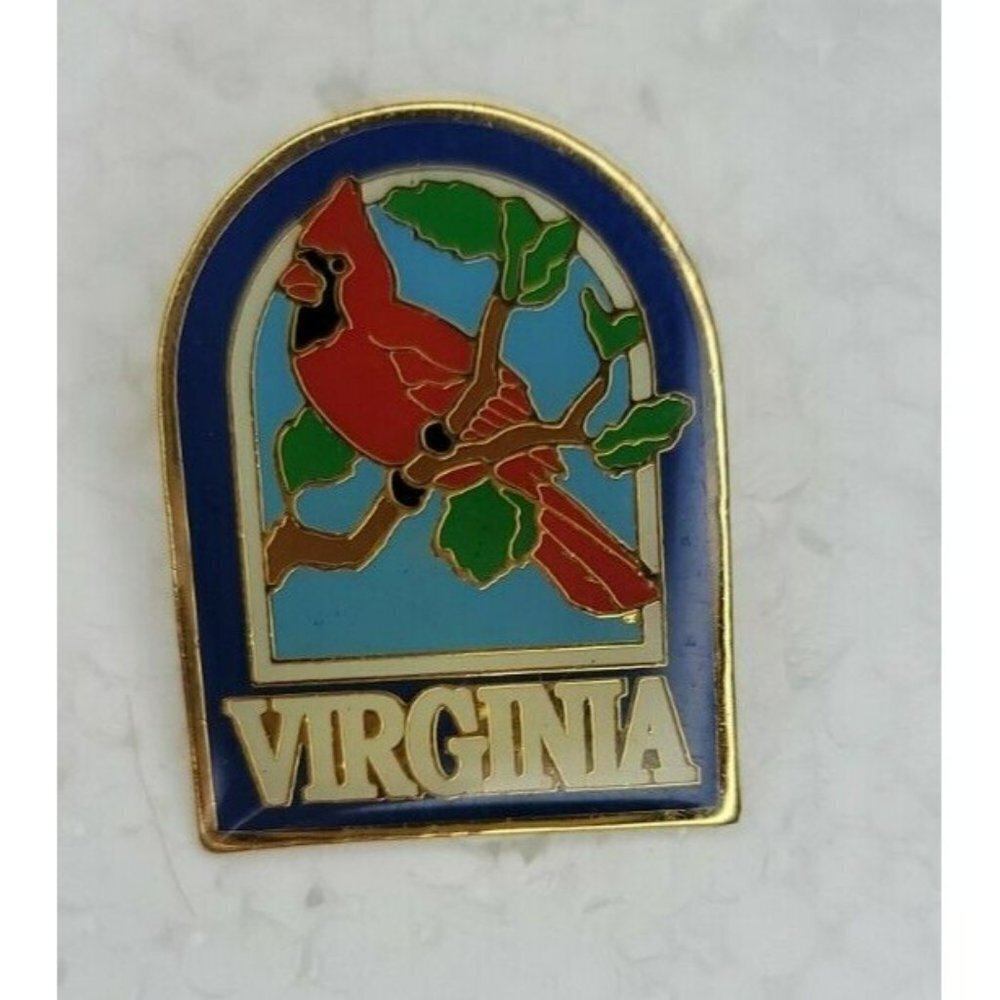 State of Virginia Cardinal Pin‎